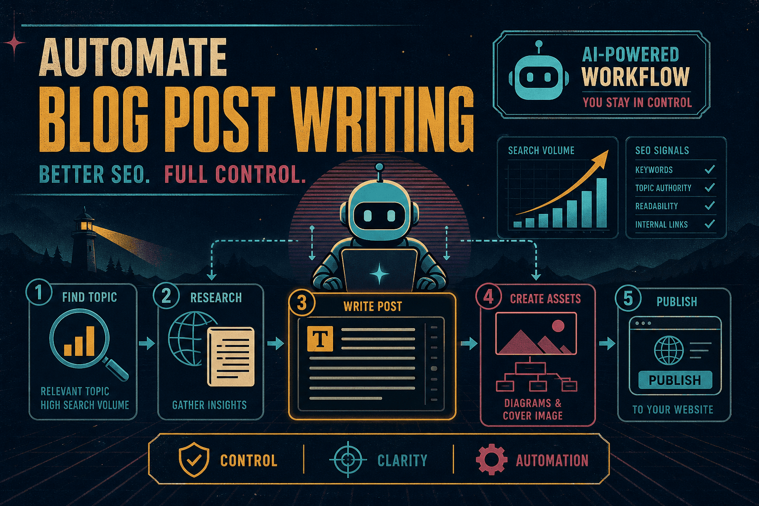 AI Blog Writing: How to Automate Blog Posts Without Losing SEO Control